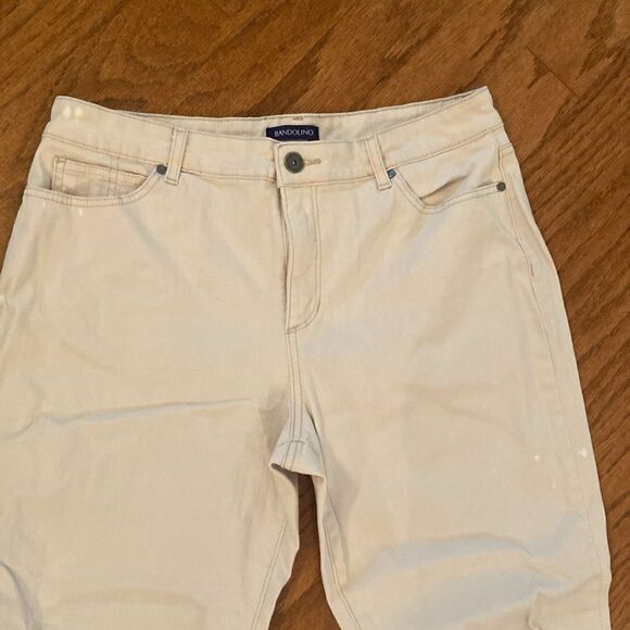 Bandolino Mandie size 14 jeans,  high-rise, A dark white color - Picture 2 of 12